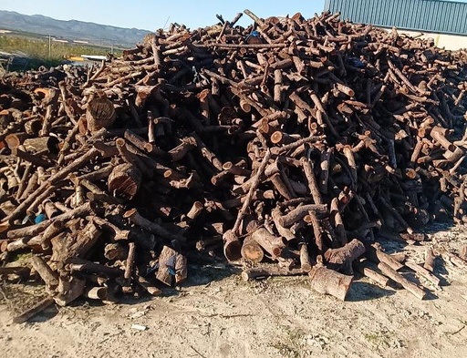 500 kg Leña de albaricoque
